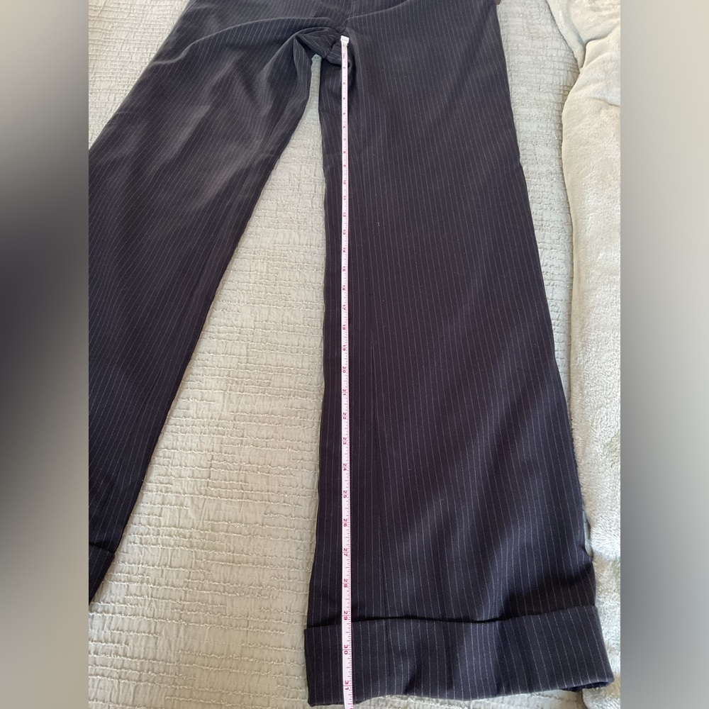 Banana Republic Martin Fit Women’s Size 6 Black Pinstripe Dress Pants NWT - Picture 7 of 9